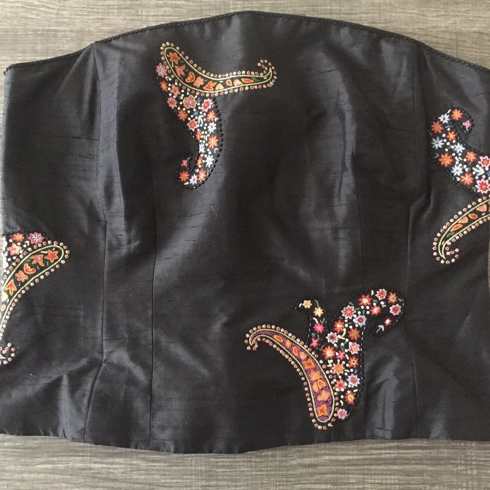 Ann Taylor Paisley Bustier